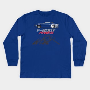 F-Body Power Multi Color Kids Long Sleeve T-Shirt